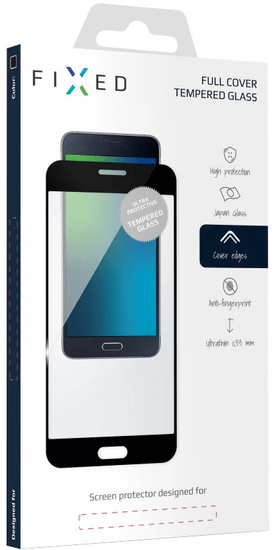 FIXED Full-cover ochranné sklo pro Samsung Galaxy S8, černé FIXGF-195-033BK - použité