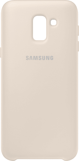 Samsung dvouvrstvý ochranný kryt pro Samsung Galaxy J6, zlatá EF-PJ600CFEGWW