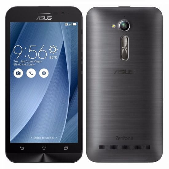 ASUS ZenFone GO (ZB500KG), Dual SIM, 1 GB / 8 GB, stříbrný