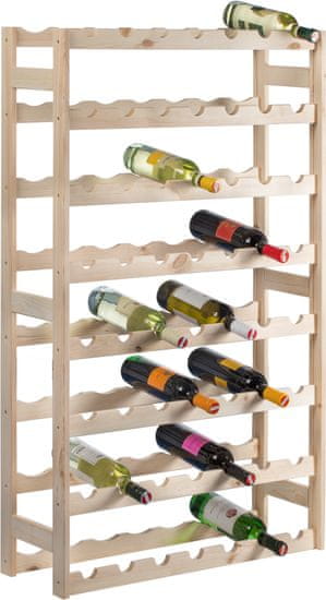 Westside Dřevěný regál na víno (56 lahví) - zánovní