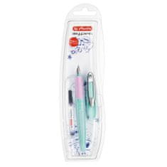 Herlitz Bombičkové pero my.pen-M, mint/růžové