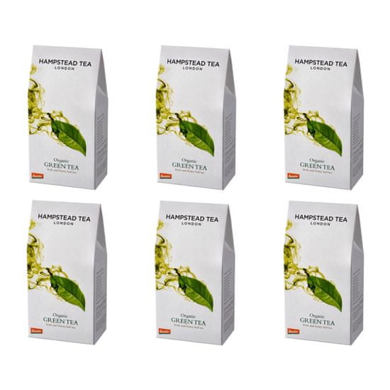 Hampstead Tea London BIO zelený sypaný čaj 100g x 6