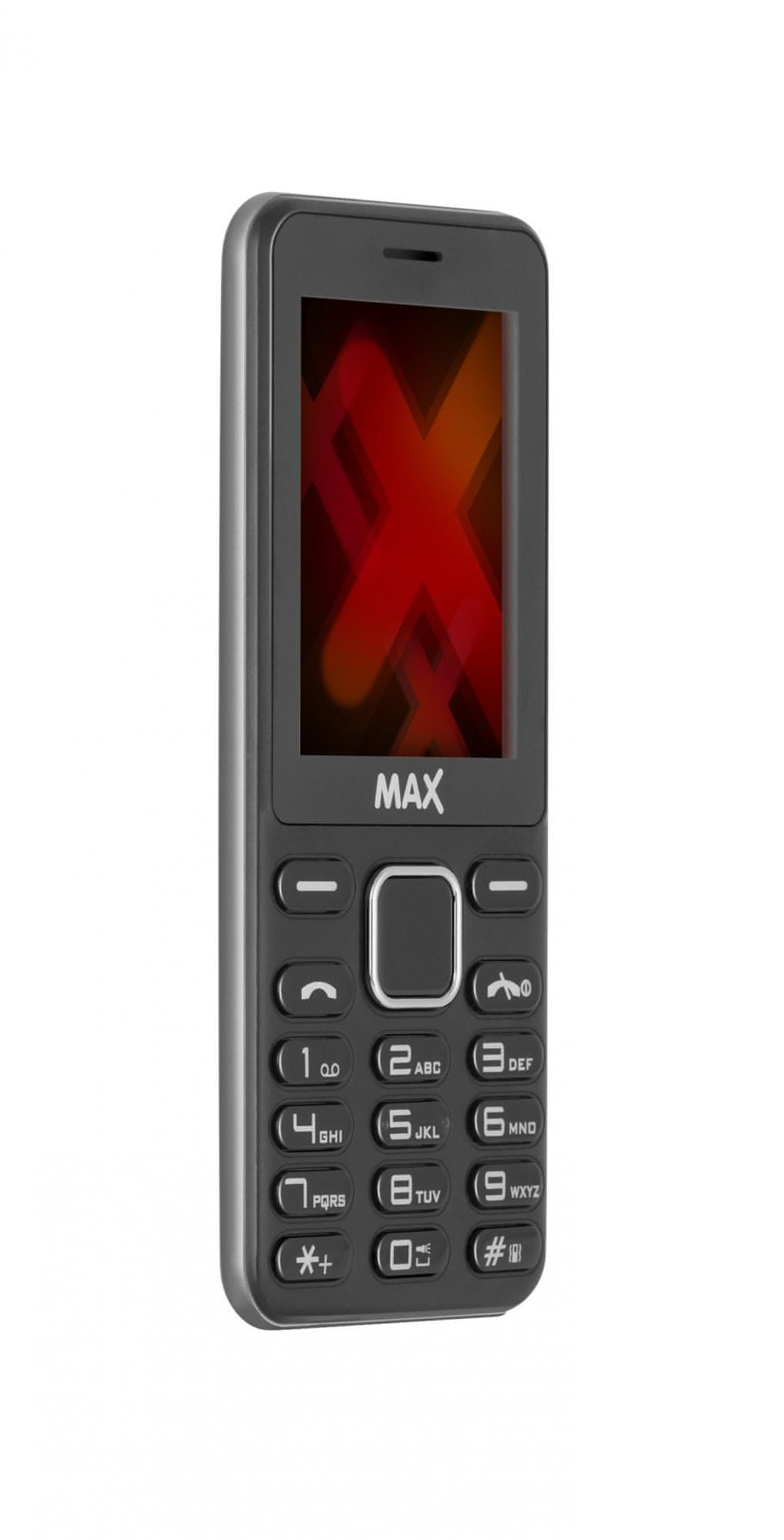Mobilní telefon GREY MAX MCP2401, Dual SIM