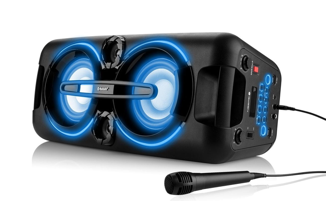 přenosný bluetooth reproduktor GoGEN BPS 686 karaoke mikrofon