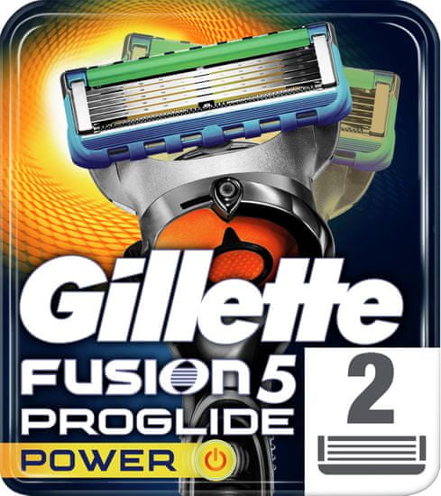 Gillette Fusion5 ProGlide Power holicí hlavice pro muže 2 ks