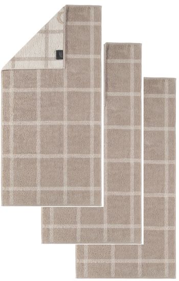 Cawö Frottier ručník two-tone, graphic, 3ks