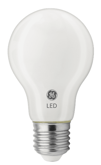 GE Lighting LED žárovka Glass, E27 4,5W, teplá bílá