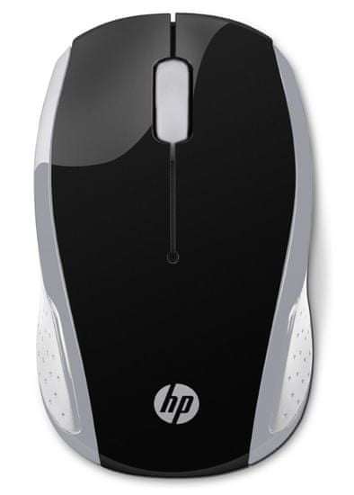 HP 200 bezdrátová myš, stříbrná (2HU84AA)