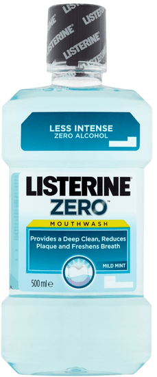 Listerine ZERO Mild Mint ústní voda 500 ml