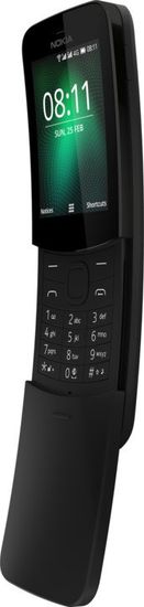 Nokia 8110 4G, DualSIM, černá - zánovní