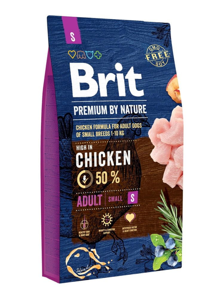 Levně Brit Premium by Nature Adult S 8 kg