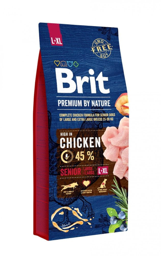 Levně Brit Premium by Nature Senior L+XL 15 kg