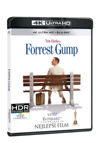 Forrest Gump (2 disky) - Blu-ray + 4K ULTRA HD