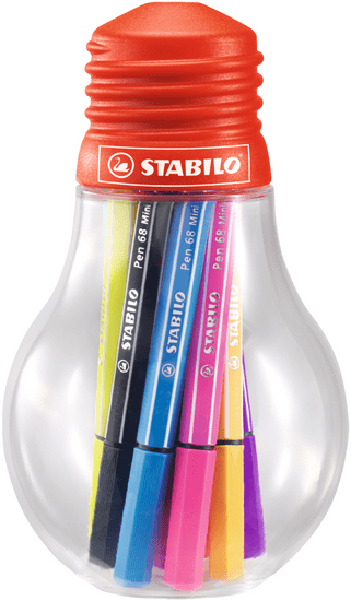 Stabilo Pen 68 Mini Colorful Ideas, 12 barev, 1 mm