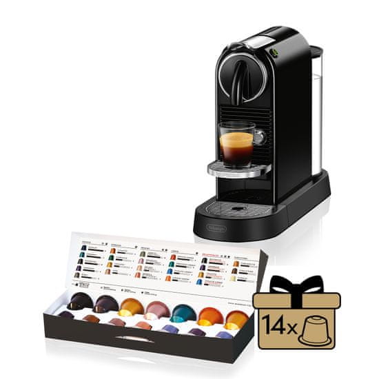 Nespresso kávovar na kapsle De'Longhi CitiZ Černý EN167.B - použité