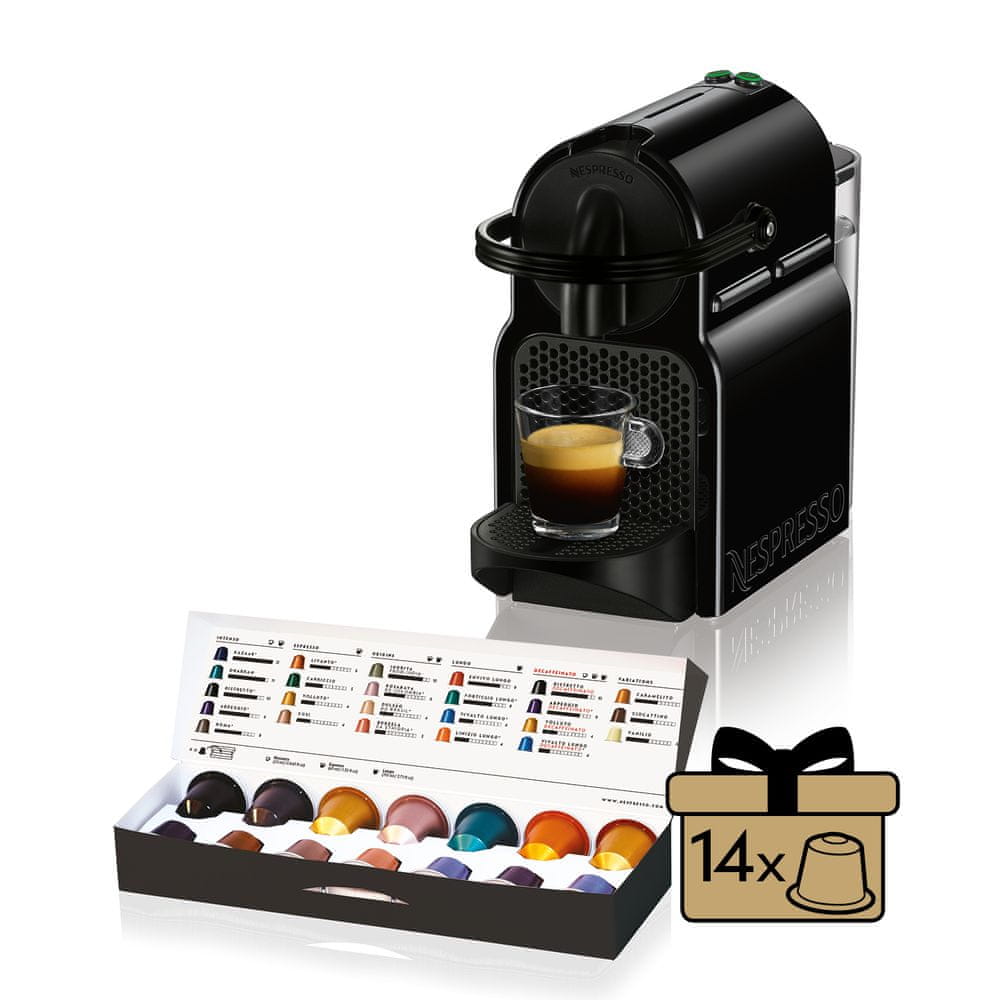 Nespresso automatický kávovar De'Longhi Inissia EN80.B - zánovní