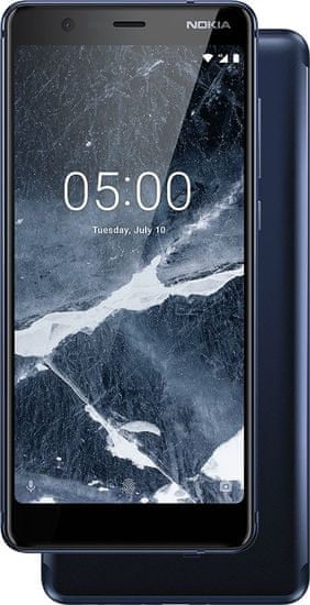Nokia 5.1 2/16GB, Single SIM, Tempered Blue - zánovní