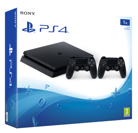 Sony Playstation 4 Slim - 1TB + DS4