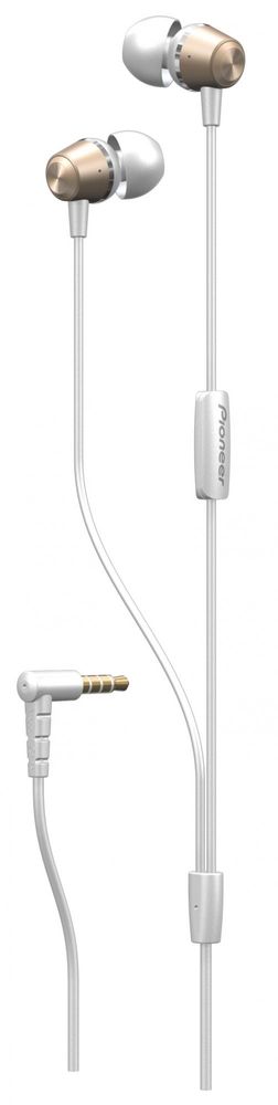 Levně Pioneer SE-QL2T zlatá sluchátka s mikrofonem