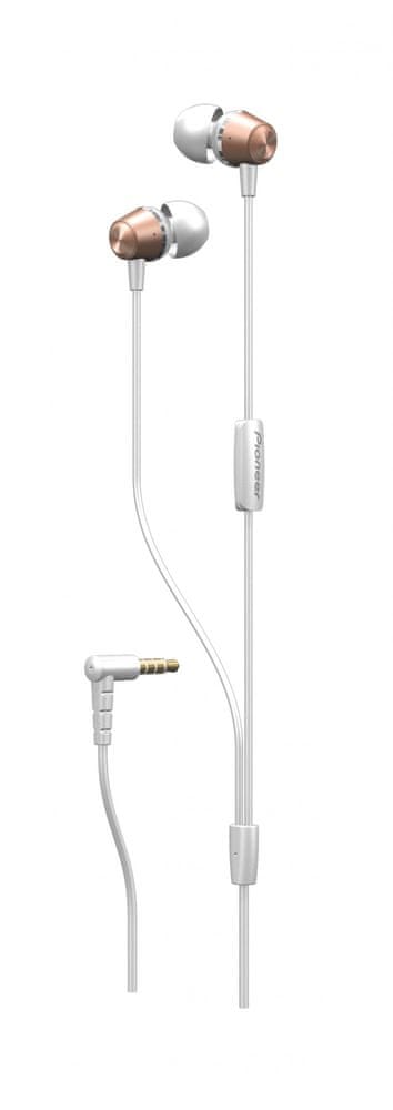 Pioneer SE-QL2T růžová sluchátka s mikrofonem