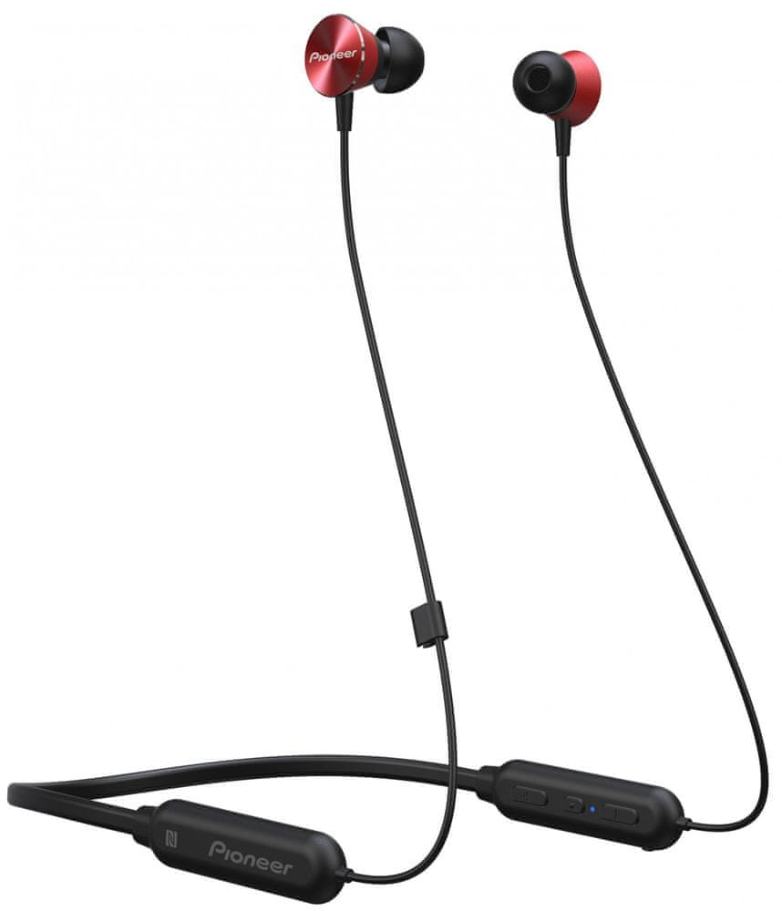 Pioneer SE-QL7BT bezdrátová sluchátka, červená