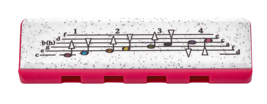 Hohner Speedy cherry/pink Foukací harmonika