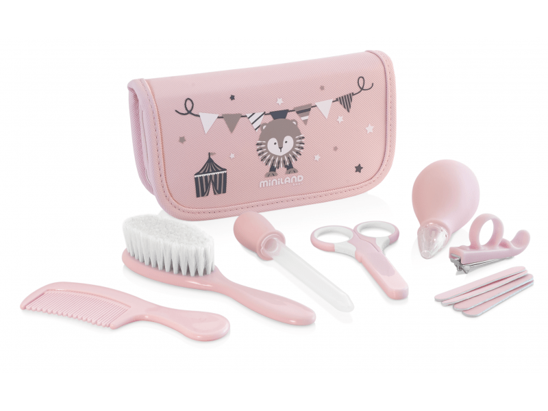 Miniland Baby Sada hygienická Baby Kit, Pink