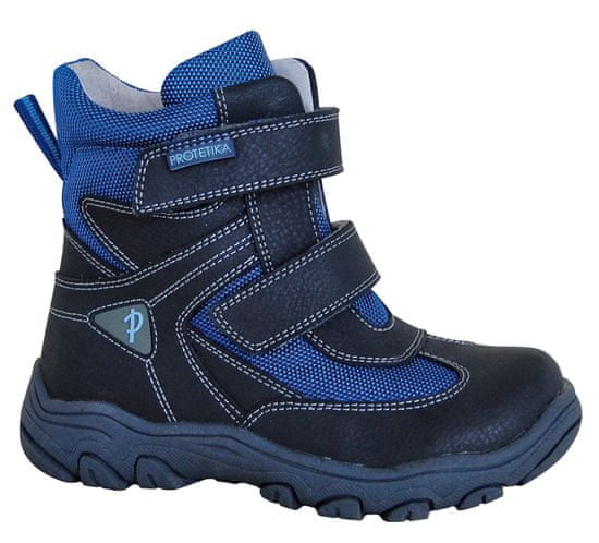 Protetika Chlapecké zimní boty Hasko - šedo-modré