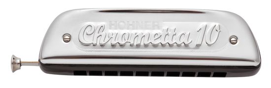Hohner Chrometta 10 C Foukací harmonika