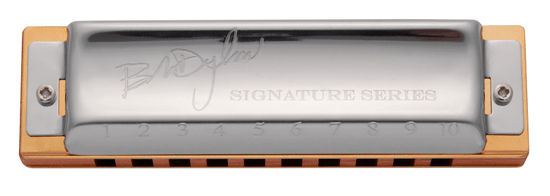 Hohner Bob Dylan Signature Series C / in magnetic cardboard box Signature foukací harmonika