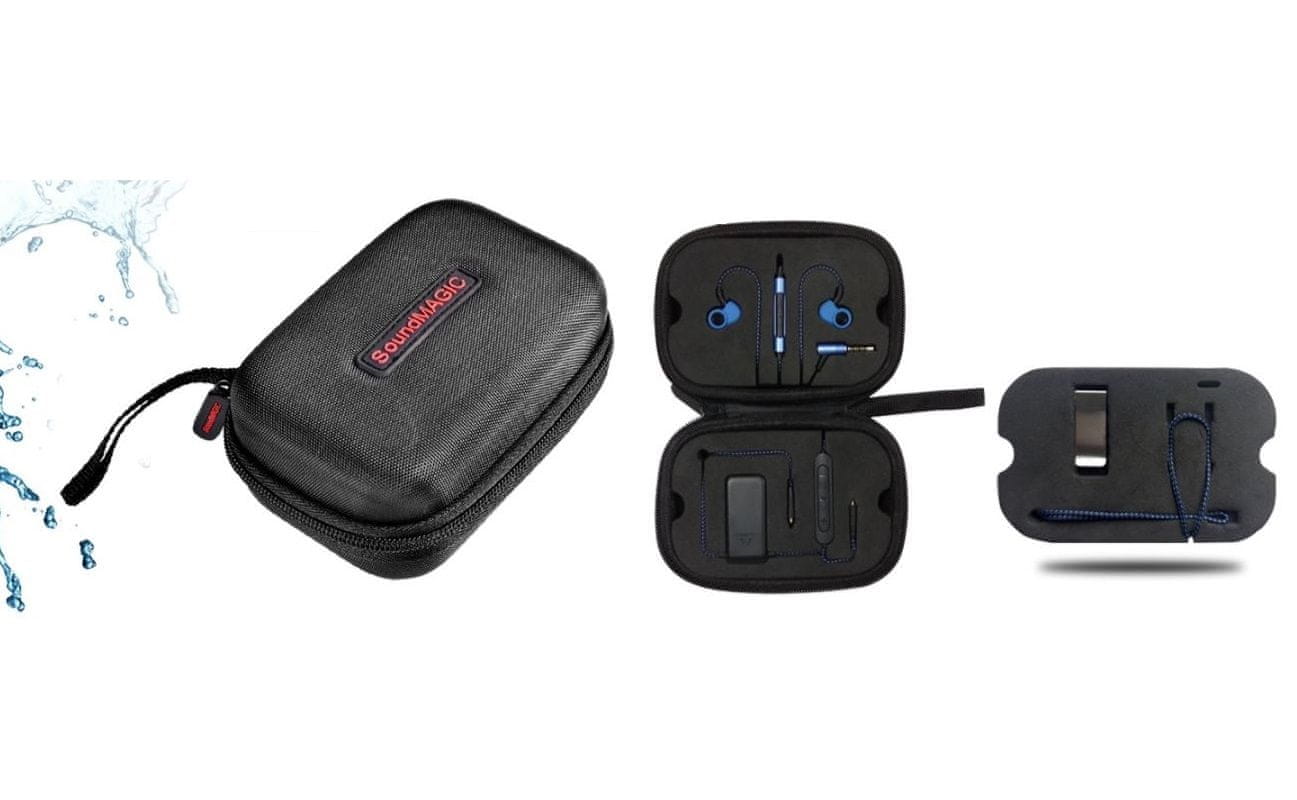 Sluchátka SOUNDMAGIC ST30 ovládání hlasitosti mikrofon hands-free bluetooth odnímatelný audiokabel 3,5mm jack voděodolné pouzdro
