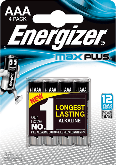 Energizer MAX Plus AAA 4 pack