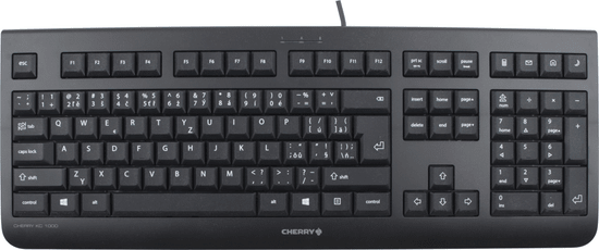 Cherry KC 1000, CZ, černá (JK-0800CS-2)