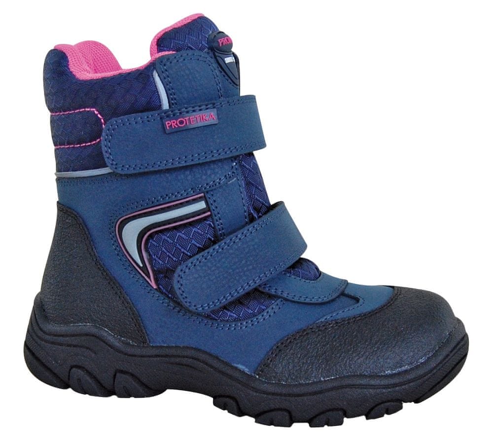 Protetika dívčí zimní boty s membránou Nordika 30 modrá