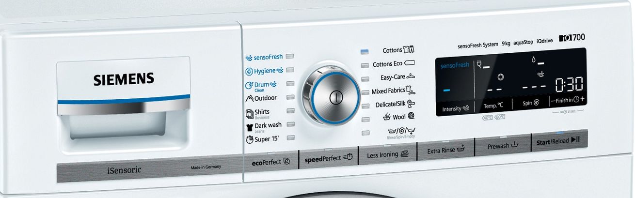 Pračka Bosch ovládací panel