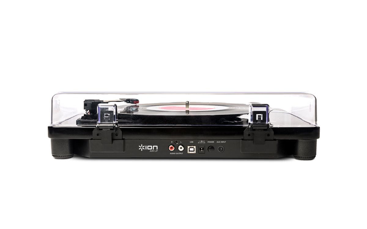 Gramofon ION Air LP usb vstup digitalizace externí reproduktory