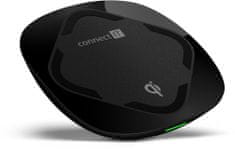 Connect IT Qi CERTIFIED Fast bezdrátová nabíječka, 10 W, černá CWC-7500-BK
