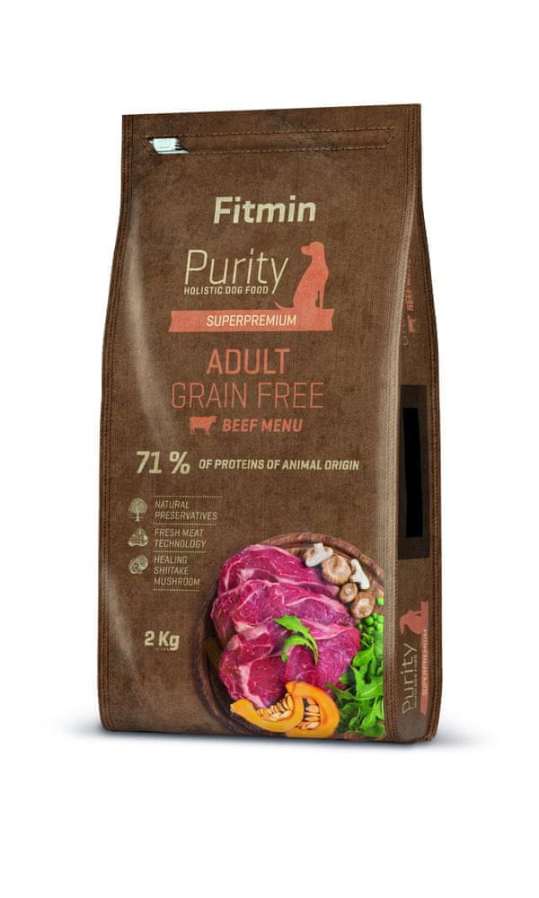 Levně Fitmin Dog Purity Grain Free Adult Beef 2 kg