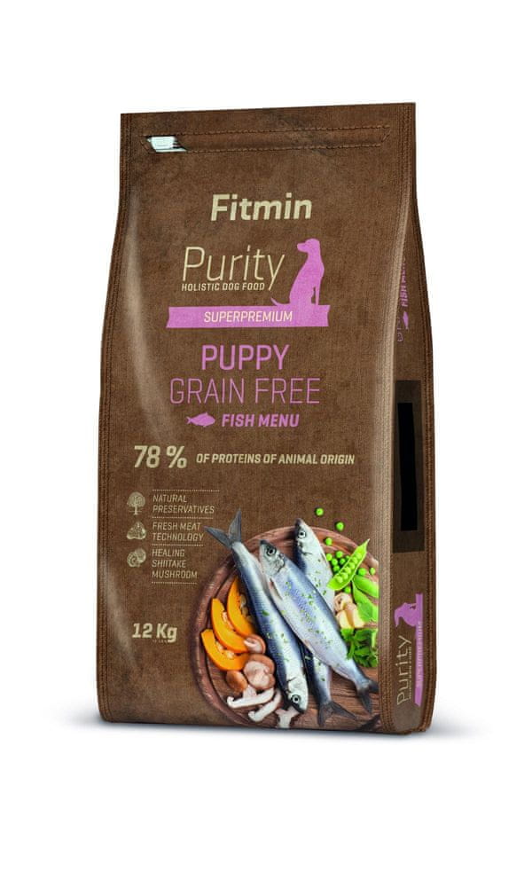 Levně Fitmin Dog Purity Grain Free Puppy Fish 12 kg