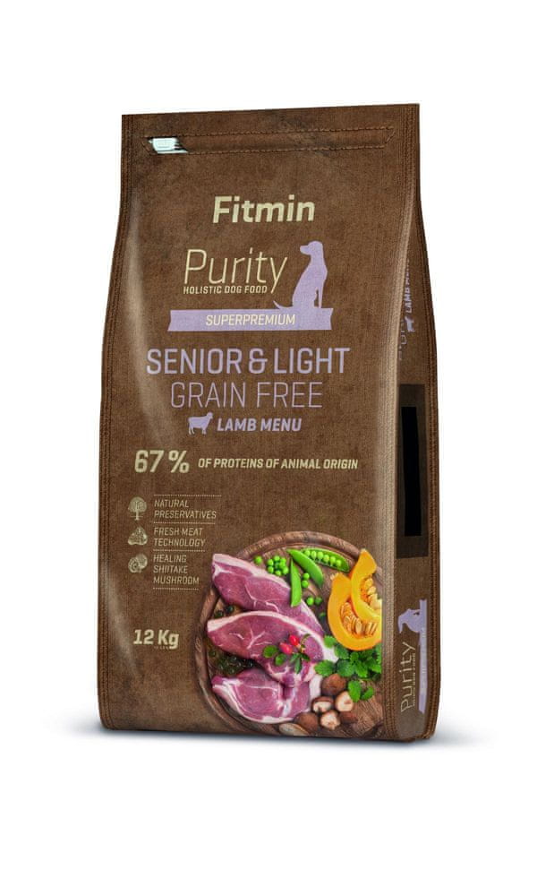 Levně Fitmin Dog Purity Grain Free Senior & Light Lamb 12 kg