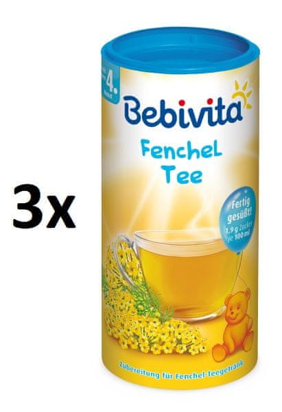Levně Bebivita Fenyklový čaj - instantní, 3×200g