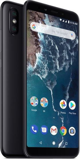 Xiaomi Mi A2 Black, 4GB/32GB, CZ LTE, Global Version - rozbaleno