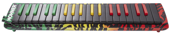 Hohner Airboard Rasta 37 Foukací klávesová harmonika