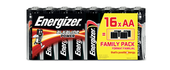 Energizer Alkaline Power Family Pack AA 16 pack EC004