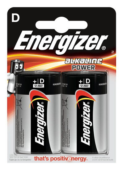 Energizer Energizer Alkaline Power D 2 pack EB006