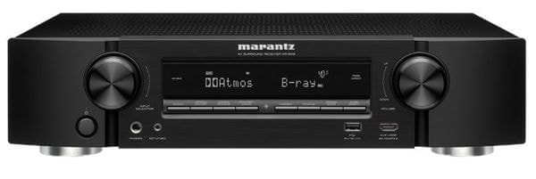 AV receiver Marantz NR1609-N1 hi-res audio vstup pro gramofon bezdrátové připojení bluetooth wifi airplay multi-room