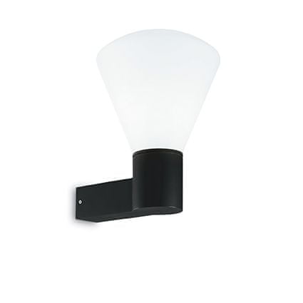 Ideal Lux Venkovní nástěnné svítidlo Ouverture AP1 nero 173498 černé