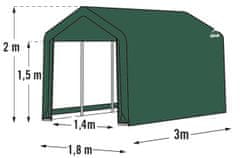 ShelterLogic plachtový přístřešek 1,8x3,0 m - 70471EU