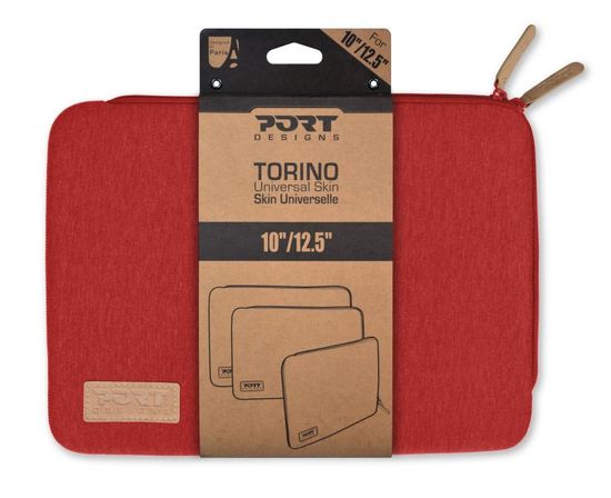 Port Designs TORINO pouzdro na 10/12,5" notebook, červené 140405