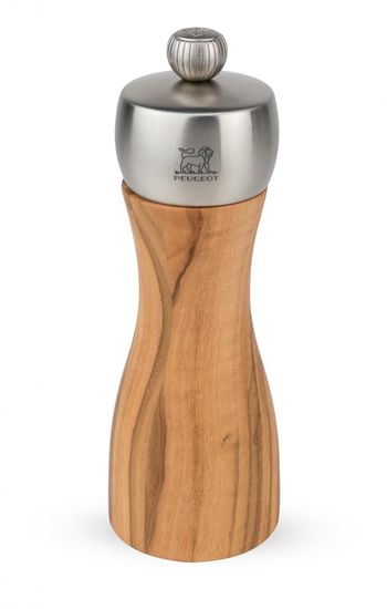 Peugeot FIDJI mlýnek na sůl 15 cm olivové dřevo/nerez
